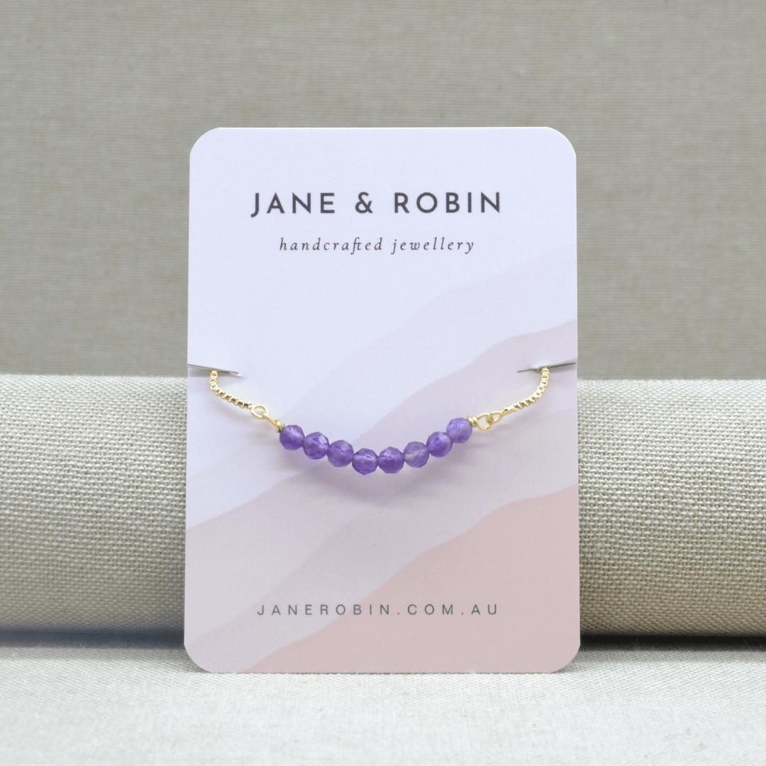 Amethyst Friendship Bracelet Bracelets Jane & Robin