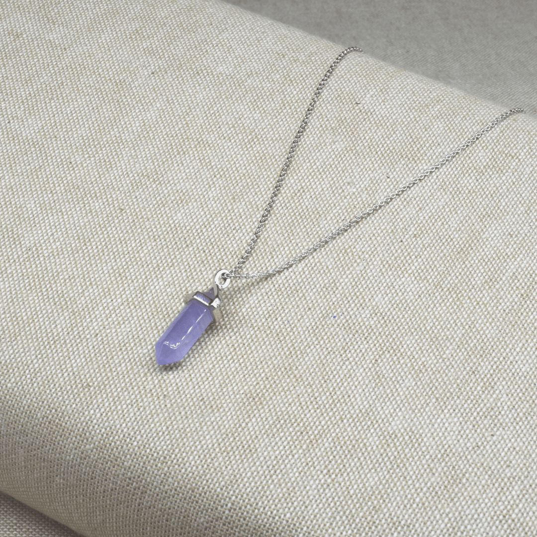 Amethyst Small Pendant Necklace Jane & Robin