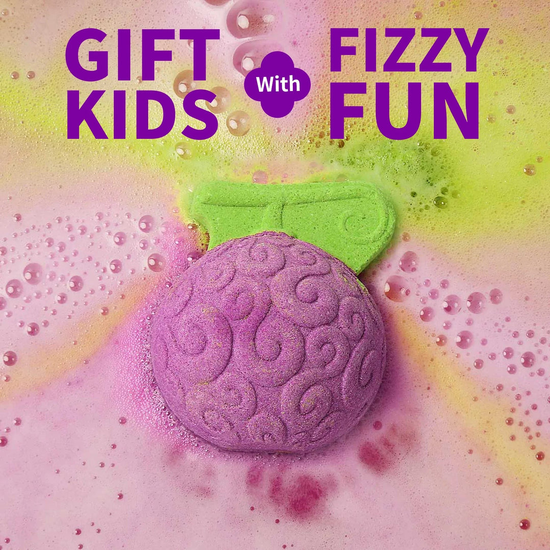 Grape Fruit Kids Bath Bomb Kids Bath Bombs Jane & Robin