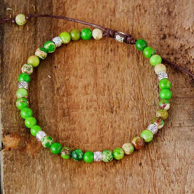 Jasper Friendship Bracelet Boho Jewellery Jane & Robin
