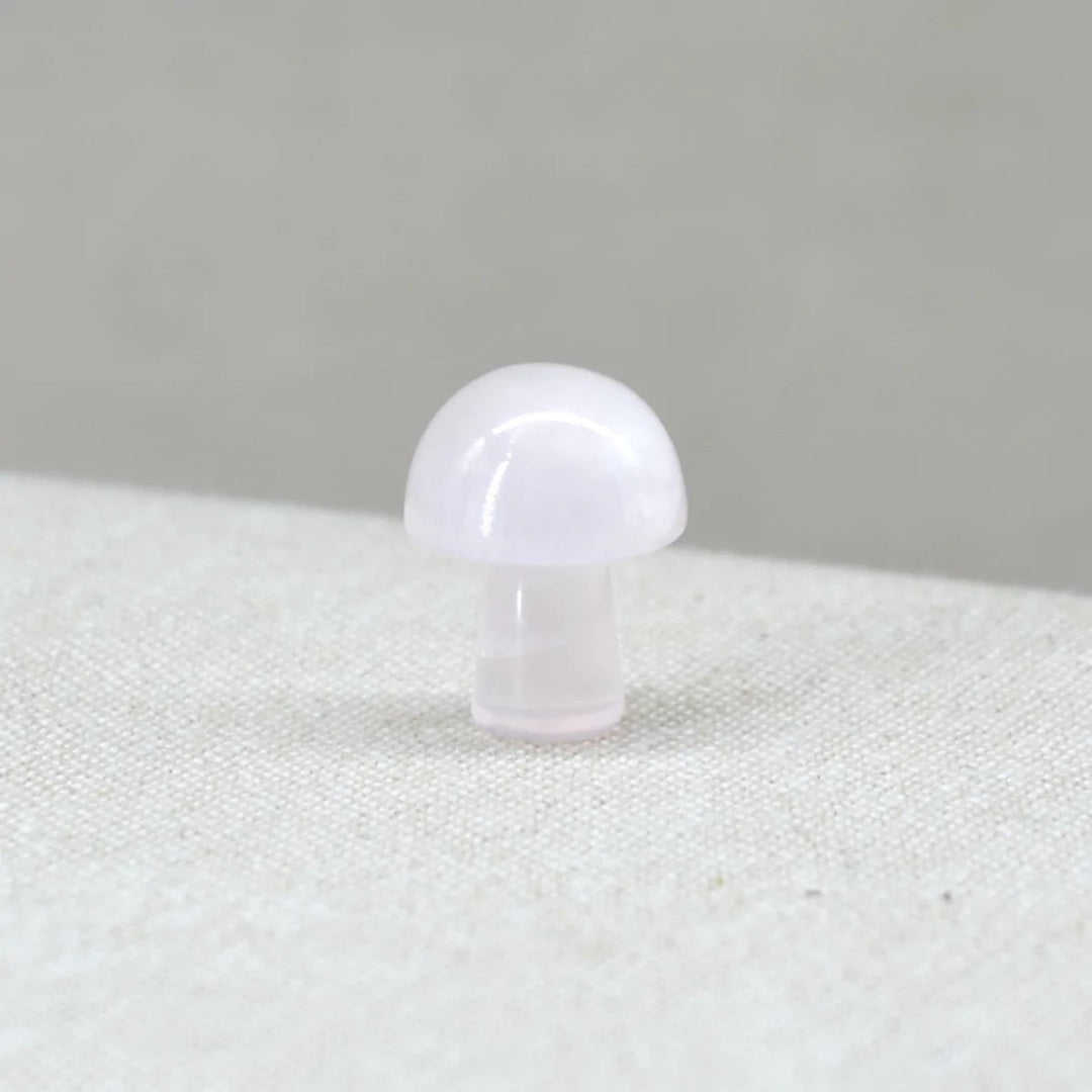 Mini Rose Quartz Mushroom Mushroom Jane & Robin