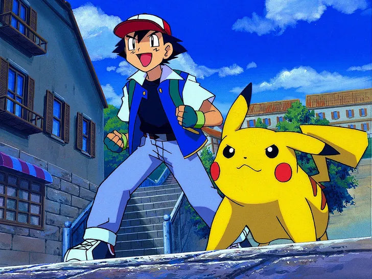 Ash & Pikachu Pokemon Characters 