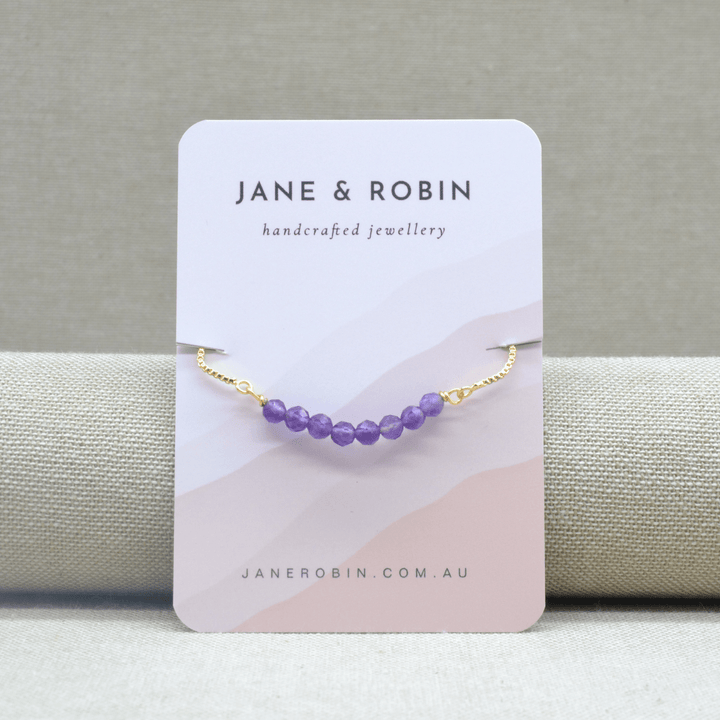 Amethyst Friendship Bracelet Bracelets Jane & Robin