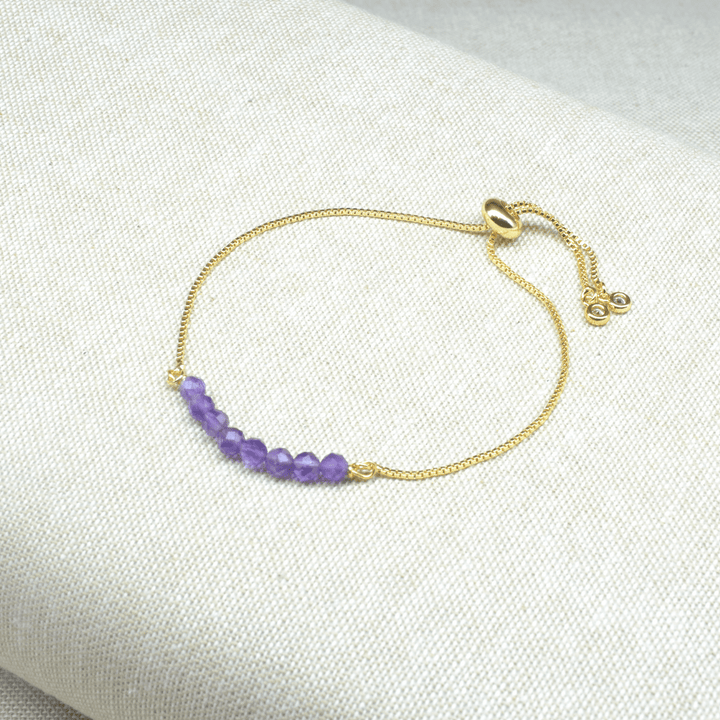 Amethyst Friendship Bracelet Bracelets Jane & Robin