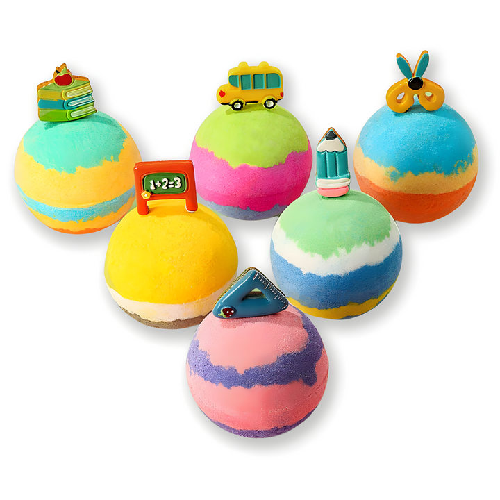 Back to School Kids Bath Bomb Gift Set Kids Bath Bombs Jane & Robin