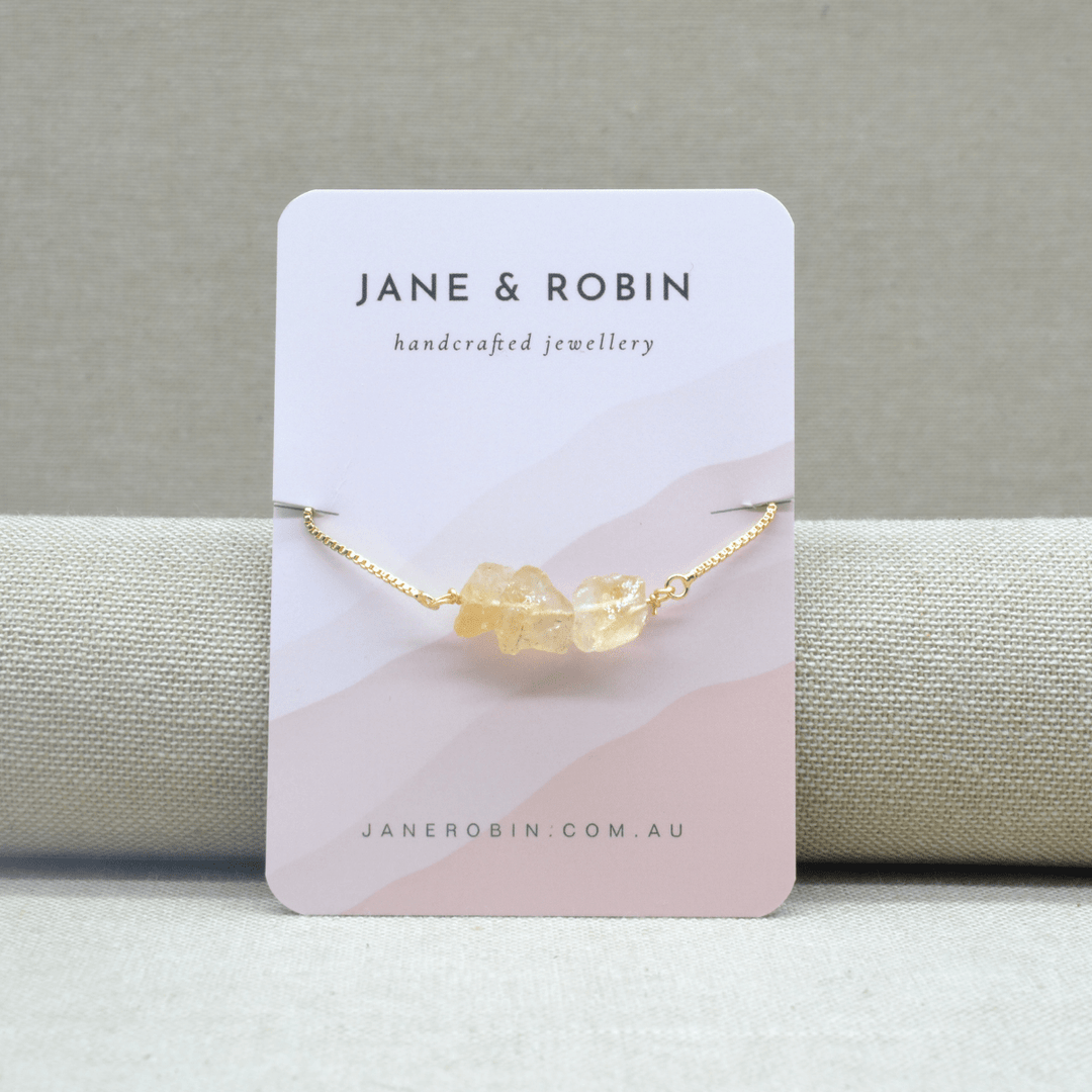 Citrine Triple Quartz Bracelet Bracelets Jane & Robin