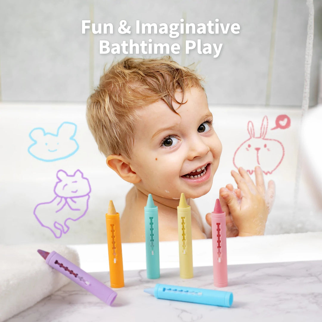 Doodle Time Bath Crayons Bath Toys Jane & Robin Candles