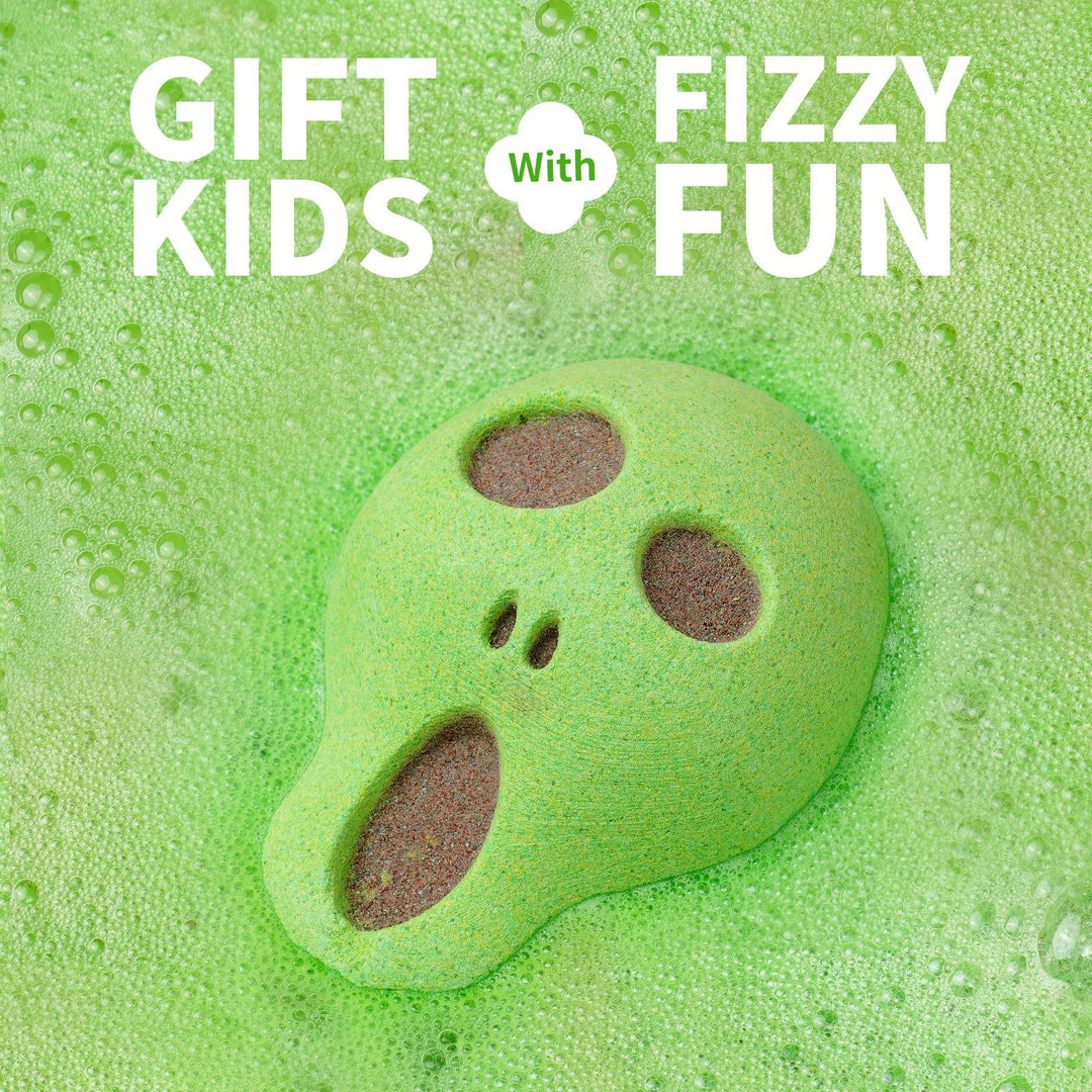 Green Ghost Halloween Kids Bath Bomb Kids Bath Bombs Jane & Robin