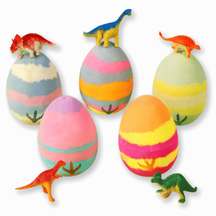 Kids Bath Bombs | Dinosaur | 5pc Gift Box | Jane & Robin Kids Bath Bombs Jane & Robin