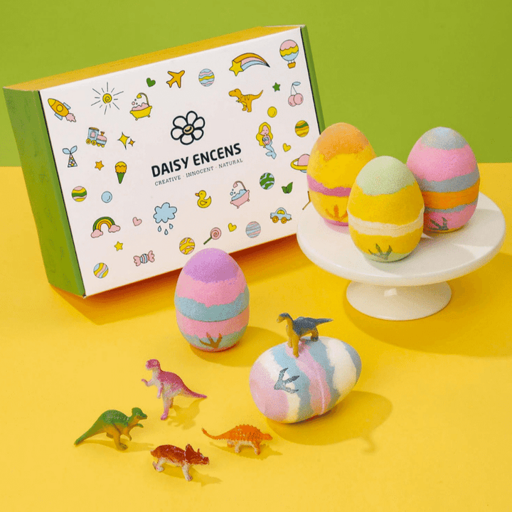 Kids Bath Bombs | Dinosaur | 5pc Gift Box | Jane & Robin Kids Bath Bombs Jane & Robin